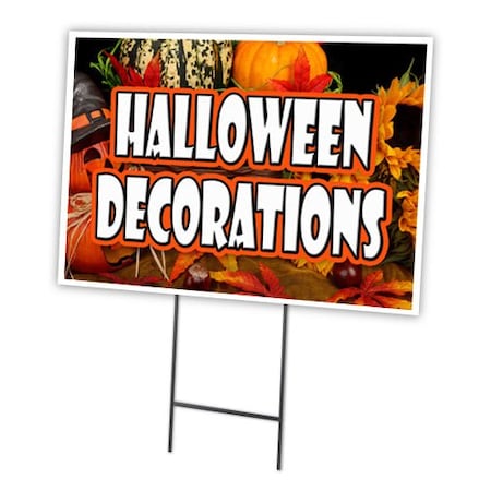 Signmission Halloween Decoration Yard & Stake outdoor plastic coroplast window, C-1216-DS-Halloween Decoration C-1216-DS-Halloween Decoration